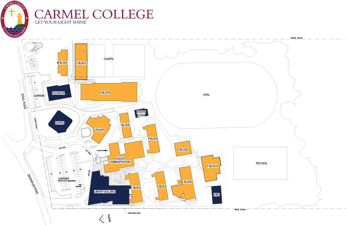 Carmel High School Campus Map Map